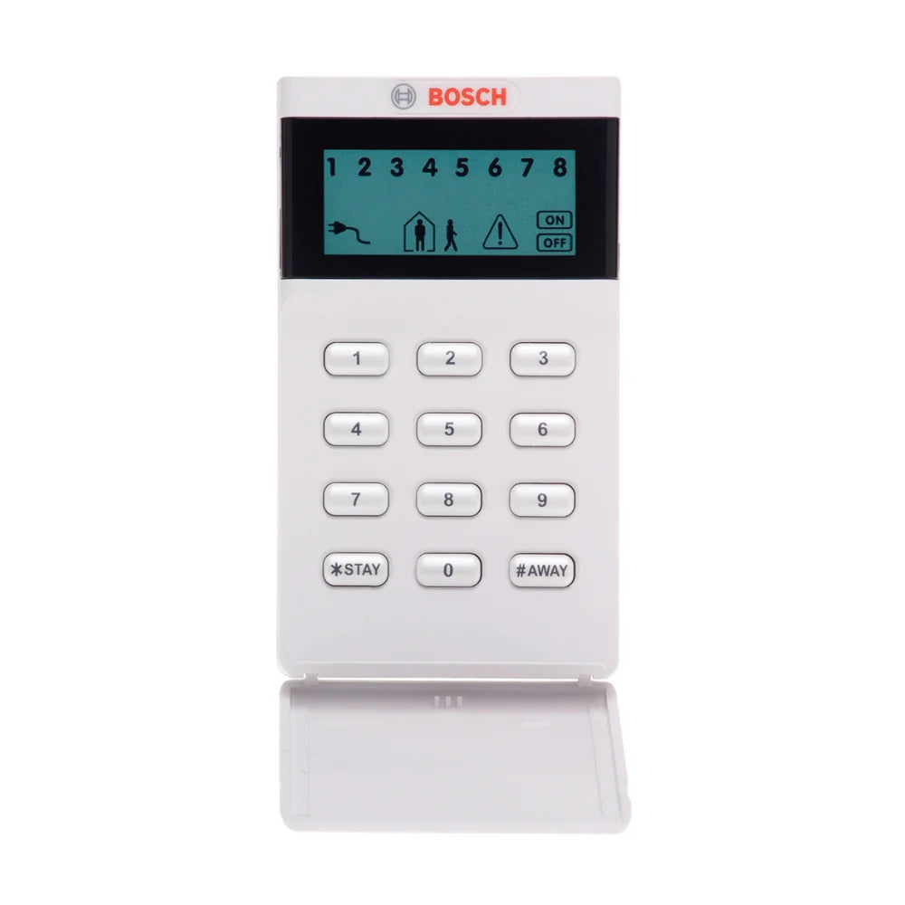 BOSCH 3000 HARDWIRED ALARM KIT INCLUDES 1x SOLUTION 3000 PCB 1x ICON KEYPAD 3x BLUE LINE PIRs 1x MW250 METAL ENCLOSURE 1x 12V7Ah BATTERY 1x 18VAC POWER SUPPLY 1x SLIMLINE STROBE/SIREN 1x RECESSED MOUNTED PIEZO