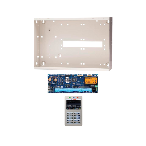 BOSCH 6000 HARDWIRED ALARM KIT INCLUDES 1x SOLUTION 6000 PCB WITH PROX KEYPAD 1x MW350 METAL ENCLOSURE NO PIR