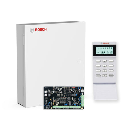BOSCH 3000 HARDWIRED ALARM KIT INCLUDES 1x SOLUTION 3000 PCB 1x ICON KEYPAD 1x MW250 METAL ENCLOSURE NO PIR