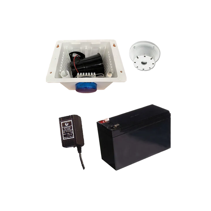 BOSCH 3000 HARDWIRED ALARM KIT INCLUDES 1x SOLUTION 3000 PCB 1x 5" TOUCHSCREEN 3x WIRELESS PET PIRs 1x MW250 METAL ENCLOSURE 1x 12V7Ah BATTERY 1x 18VAC POWER SUPPLY 2x DELUXE 4 BUTTON REMOTES