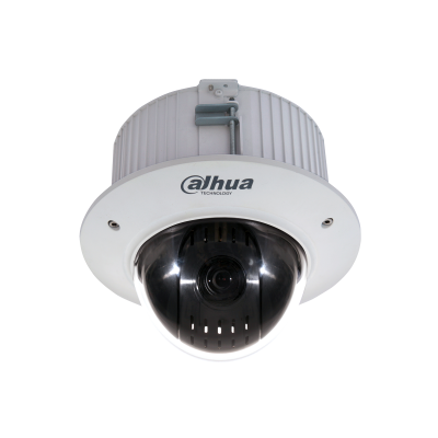 LITE SERIES IP CAMERA WHITE RECESSED 2MP/1080P H.264/4+/5/5+ SPEED DOME PTZ 120 WDR METAL 5.3-64MM MOTORISED LENS 12X ZOOM STARLIGHT NO IR POE+ WITHOUT MIC AUDIO IN AUDIO OUT 2 x ALARM IN 1 x ALARM OUT SUPPORT UP TO 256GB SD IK10 24VAC