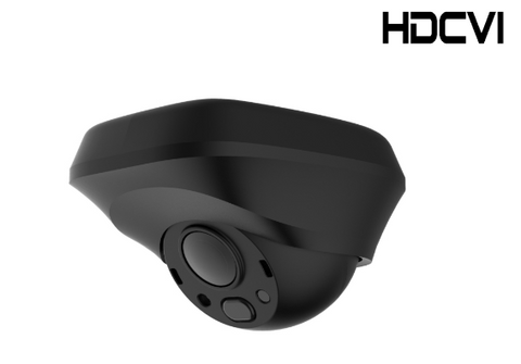 MOBILE SERIES HDCVI CAMERA BLACK MOBILE 2MP/1080P TURRET DIGITAL WDR PLASTIC 2.1MM FIXED LENS IR 3M BUILT IN MIC NO-SD CARD SLOT 12VDC