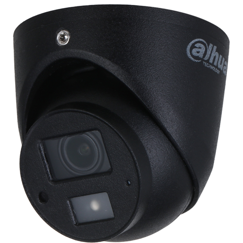 MOBILE SERIES HDCVI CAMERA BLACK MOBILE 2MP/1080P TURRET DIGITAL WDR METAL 2.8MM FIXED LENS IR 20M IP67 BUILT IN MIC NO-SD CARD SLOT 12VDC