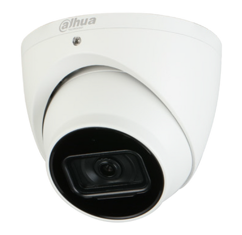 WIZSENSE SERIES IP CAMERA WHITE AI 8MP/4K H.264/4+/5/5+ TURRET 120 WDR METAL 2.8MM FIXED LENS STARLIGHT IR 30M POE IP67 BUILT IN MIC SUPPORT UP TO 256GB SD 12VDC