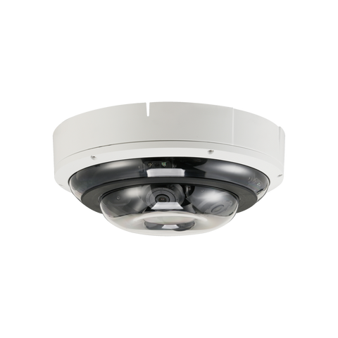 PANORAMIC SERIES IP CAMERA WHITE AI 360° PANORAMIC 2MP/1080P H.264/4+/5/5+ DOME 140 TRUE WDR METAL 2.7-12MM MOTORISED LENS 4X ZOOM STARLIGHT IR 30M POE+ IP67