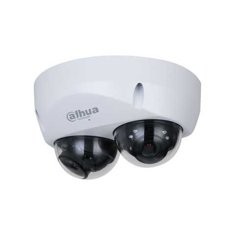 WIZMIND SERIES IP CAMERA WHITE AI PEOPLE COUNT 4MP H.264/5 DUAL LENS 120 WDR METAL 2.8MM FIXED LENS STARLIGHT IR 20M POE IP67