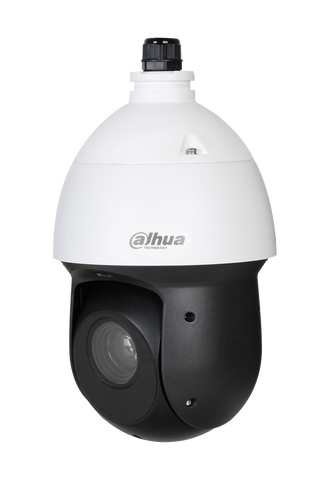 HDCVI SERIES HDCVI CAMERA WHITE 2MP/1080P SPEED DOME PTZ 120 WDR METAL 4.8-120MM MOTORISED LENS 25X ZOOM STARLIGHT IR 100M IP66 WITHOUT MIC AUDIO IN NO-SD CARD SLOT 12VDC CVBS OUTPUT