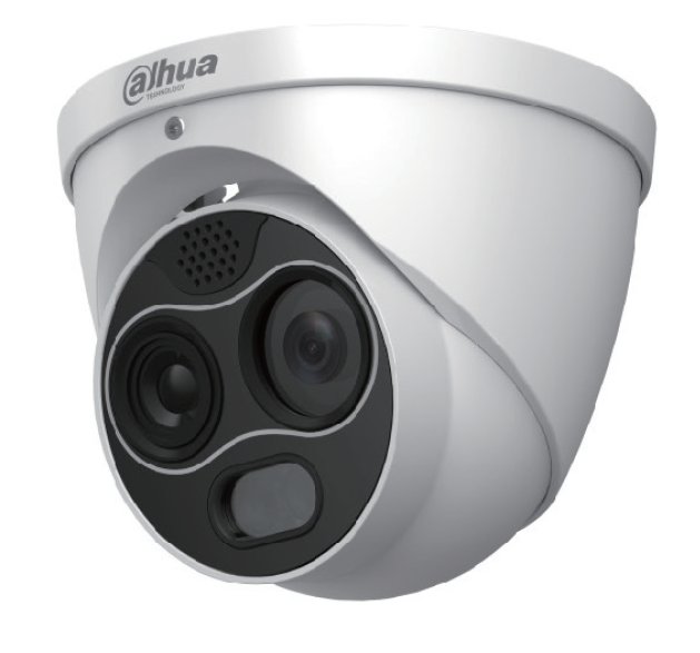 EUREKA SERIES IP CAMERA WHITE AI THERMAL 4MP H.264/5/ MJPEG TURRET DIGITAL WDR METAL 2MM FIXED LENS IR 30M POE IP67 WITHOUT MIC AUDIO IN AUDIO OUT 1 x ALARM IN 1 x ALARM OUT SUPPORT UP TO 256GB SD 12VDC