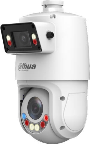 WIZSENSE & SMART DUAL LIGHT+ SERIES IP CAMERA WHITE AI TIOC AUTO TRACKING 2x4MP H.264/4+/5/5+ X-SPANS PTZ 120 WDR METAL 2.8&5-125MM FIXED & MOTORISED LENS 25X ZOOM STARLIGHT IR+WHITE LED 50M POE+ IP66