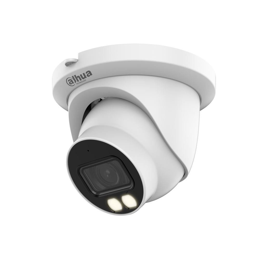 WIZMIND SERIES IP CAMERA WHITE AI PEOPLE COUNT 4MP H.264/4+/5/5+ TURRET 140 TRUE WDR METAL 2.8MM FIXED LENS FULL COLOUR WARM LED 30M EPOE IP67 BUILT IN MIC SUPPORT UP TO 256GB SD 12VDC