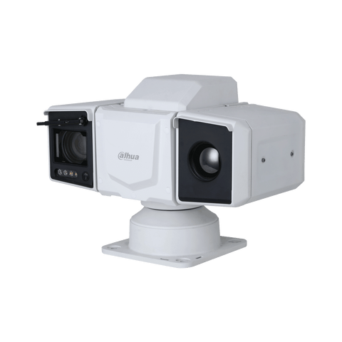 WIZMIND SERIES IP CAMERA WHITE AI THERMAL WITH TEMPERATURE 400x300 SENSOR 4MP H.264/4+/5 DUAL LENS PTZ 120 WDR METAL M25MM&5.5-248MM FIXED & MOTORISED LENS 45X ZOOM WHITE LED 100M IP66 WITHOUT MIC AUDIO IN AUDIO OUT 2 x ALARM IN 2 x ALARM OUT