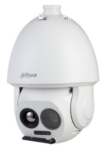 PRO SERIES IP CAMERA WHITE AI THERMAL WITH TEMPERATURE 640x512 SENSOR 4MP H.264/4+/5 DUAL LENS PTZ 120 WDR METAL 19&3.95-177.75MM FIXED & MOTORISED LENS 45X ZOOM IR 100M HI-POE IP66 WITHOUT MIC AUDIO IN AUDIO OUT 7 x ALARM IN 2 x ALARM OUT