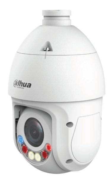 WIZSENSE SERIES IP CAMERA WHITE AI ACTIVE DETERRANCE & TIOC 4MP H.264/4+/5/5+ SPEED DOME PTZ 120 WDR METAL 5-125MM MOTORISED LENS 25X ZOOM STARLIGHT IR+WHITE LED 0 POE+ IP66