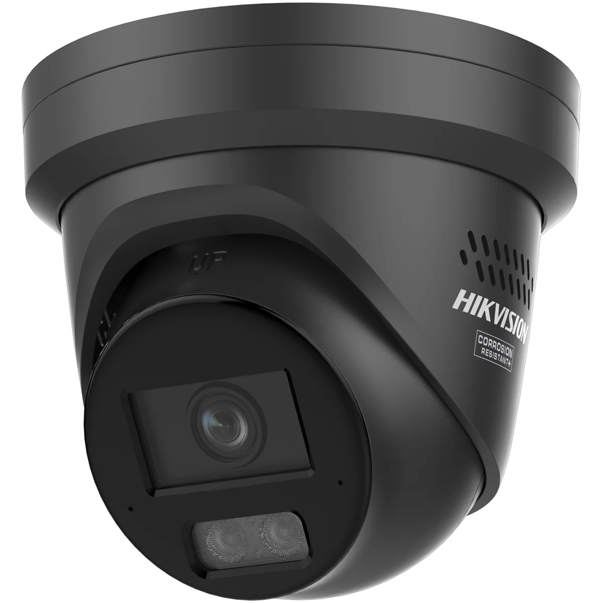 NEW Hikvision DS-2CD2367G3-LIS2UY/SL 6MP ColorVu 3.0 Smart Hybrid Light Turret Network Camera with Built-in Audio and Strobe Alarm CCTV black