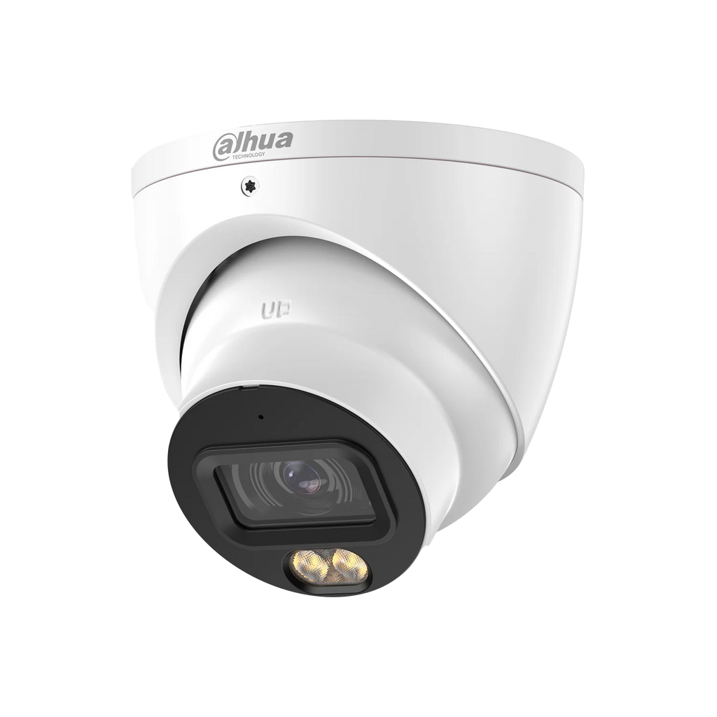 WIZSENSE SERIES IP CAMERA WHITE AI WIZCOLOR 5MP H.264/4+/5/5+ TURRET 120 WDR PLASTIC/METAL 2.8MM FIXED LENS WITH AI-ISP WARM LED 30M POE IP67 BUILT IN MIC SUPPORT UP TO 256GB SD 12VDC