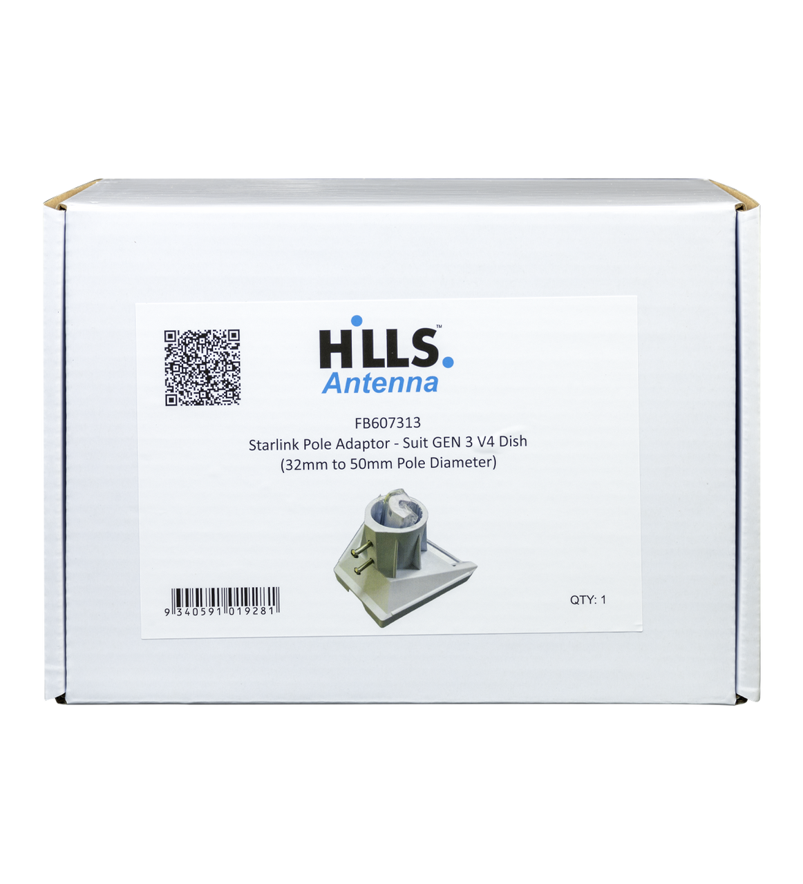 Hills Antenna FB607313 Gen 3 V4 Starlink Pole Adaptor