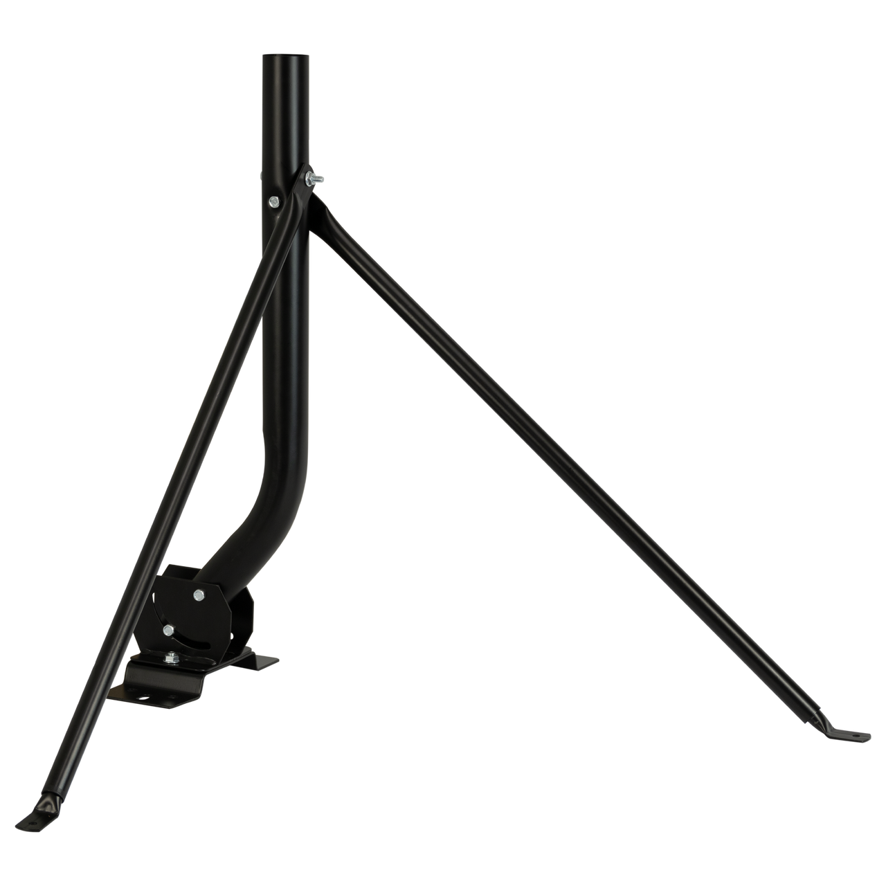 Hills Antenna Satellite Universal Mount Matt Black Finish with Starlink Gen 3 V4 Adapter