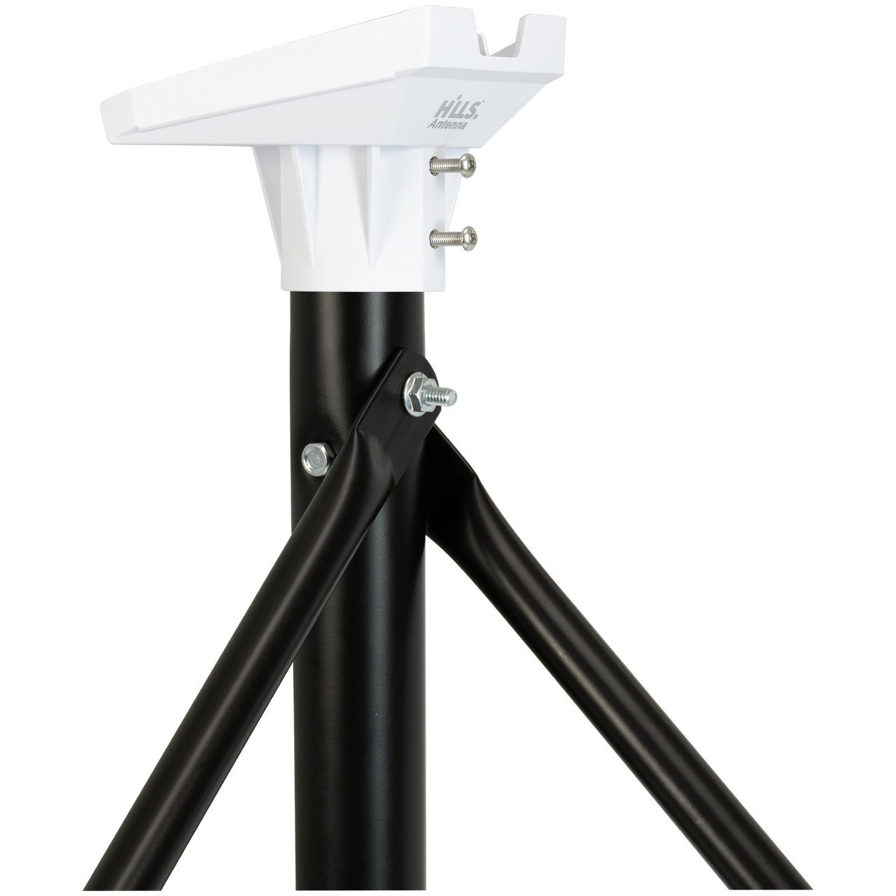 Hills Antenna Satellite Universal Mount Matt Black Finish with Starlink Gen 3 V4 Adapter