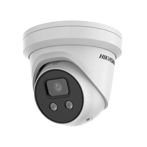 Hikvision 8MP AcuSense Live-Guard Turret DS-2CD2386G2-ISU/SL Strobe, Alarm & Audio