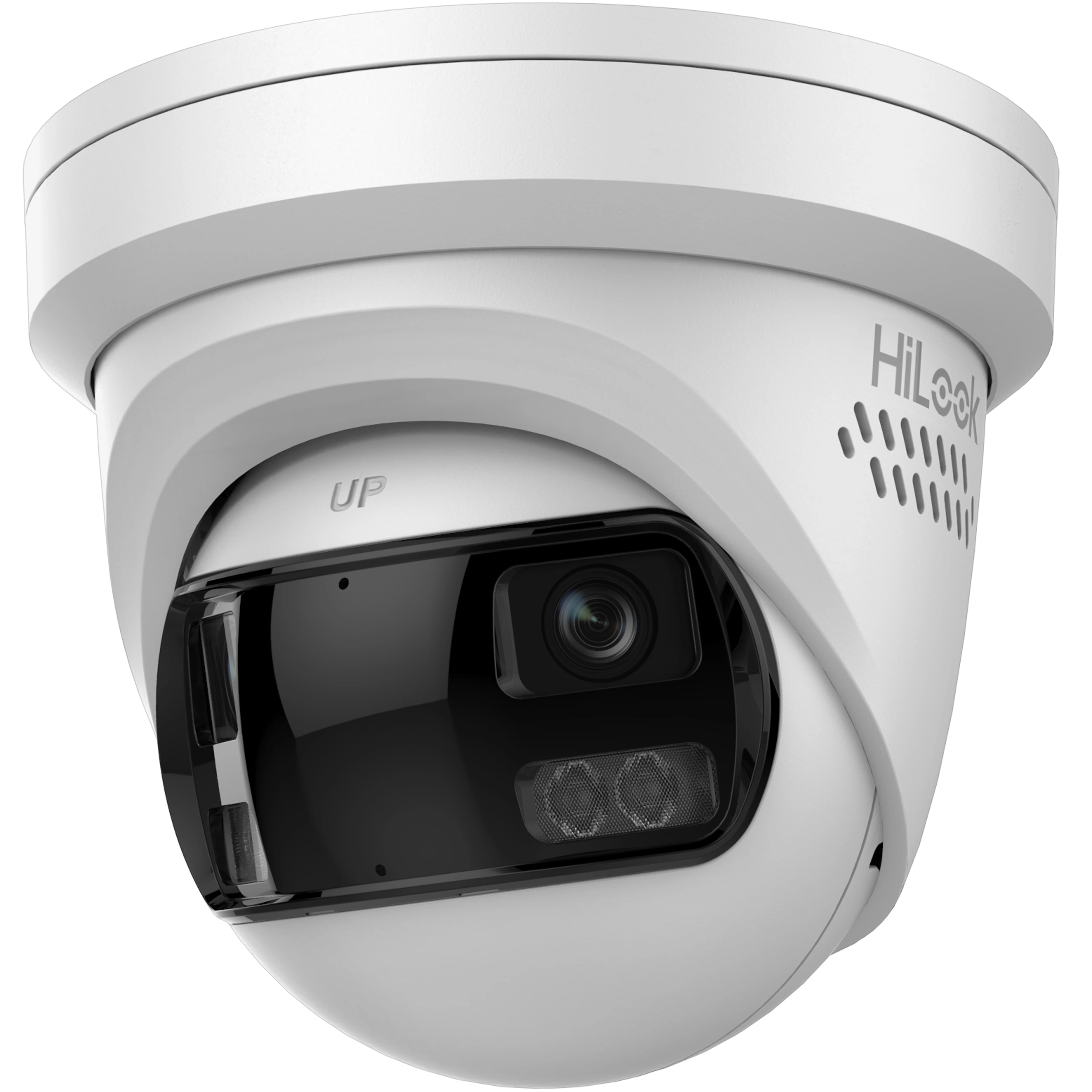 HiLook 8MP Dual Lens Stitched Wide Angle Smart Hybrid Light Fixed Turret Network Camera IPC-T289PH-MU/SL 2mm