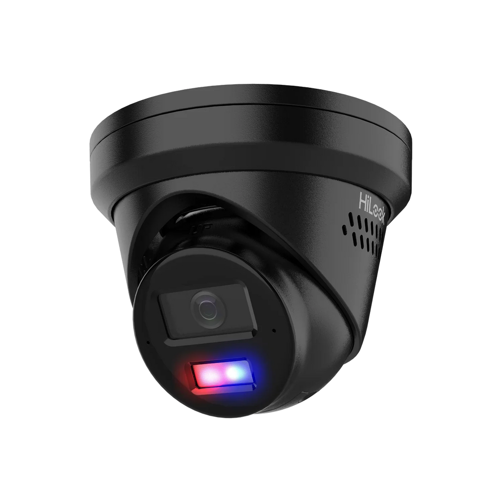 HiLook 8MP All-in-one ColorVu Active Deterrent Turret Camera 2.8mm Black IPC-T289H-MU/SL