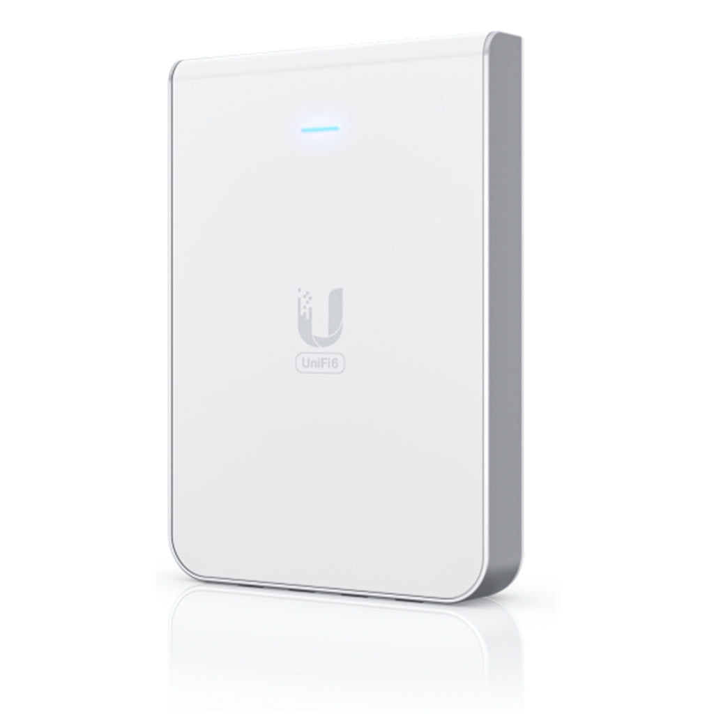 UBIQUITI U6 IN WALL ACCESS POINT 4 X 4 MU-/MIMO WIFI 6 WAP-PSK/ WPA/ WPA2/ WPA3 DUAL BAND 2.4GHZ @ 573.5MBPS & 5GHZ @ 4.8GBPS WALL MOUNTED 4 PORTS OPERATE TEMP -30?ø~60?øC 48V POE 139.66HX96WX31.19D
