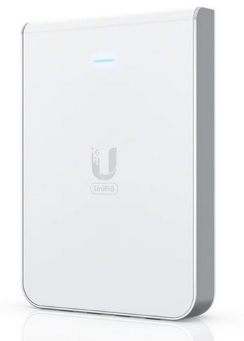 UBIQUITI UNIFI ACCESS POINT WIFI7 2.4GHZ @ 688MBPS 5GHZ @ 4.3GBPS 1 X RJ45 POE+ 44-57VDC 300+ CONCURRENT CLIENTS WALL MOUNTED WHITE
