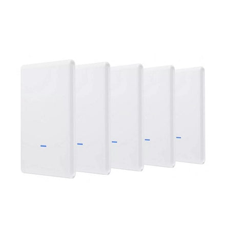 UBIQUITI UNIFI AC MESH PRO INDOOR & OUTDOOR ACCESS POINT 2.4GHZ @ 450MBPS, 5GHZ @ 1300MBPS 3X3 MIMO RANGE UP TO 183M, NO POE INCLUDED * 5 PACK