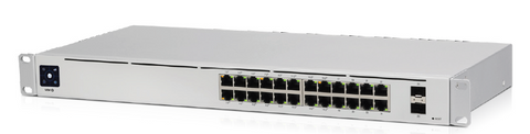 UBIQUITI 24PORT ( 26P) GIGABIT SWITCH 95W POE TOTAL CAPACITY 16X POE+ PLUS 2X 1G SFP/ FIBRE PORT L2 MANAGED WHITE 240VAC
