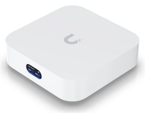 UBIQUITI UNIFI EXPRESS GATEWAY WITH WIFI-6 ACCESS POINT 2.4GHZ@ 573.5MBPS / 5GHZ@ 2.4GBPS 2 X RJ45 5VDC USB TYPE C WHITE 30HX98WX98D (MM)