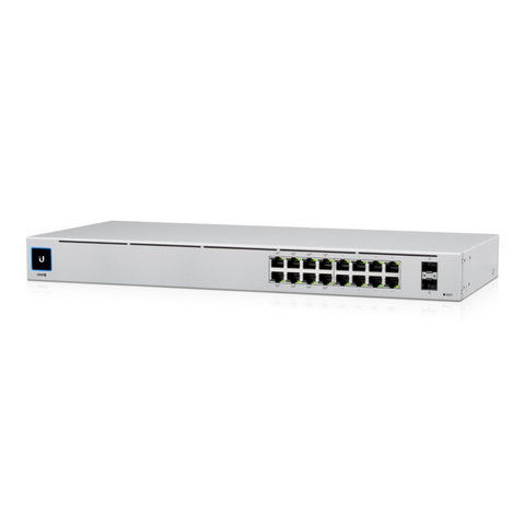 UBIQUITI 16PORT ( 18P) GIGABIT SWITCH 42W POE TOTAL CAPACITY 8X POE+ PLUS 2X 1G SFP
