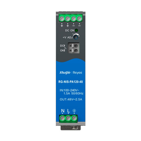 Ruijie Reyee RG-NIS-PA120-48 AC/DC 120W DIN-Rail Power Supply for industrial switch