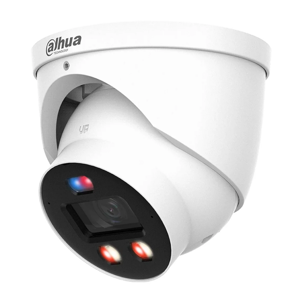 WIZSENSE SERIES IP CAMERA WHITE AI TIOC PRO 8MP/4K H.264/4+/5/5+ TURRET 120 WDR METAL 2.8MM FIXED LENS STARLIGHT IR+WARM LED 30M POE IP67 BUILT IN MIC AUDIO IN AUDIO OUT 1 X ALARM IN 1 X ALARM OUT SUPPORT UP TO 512GB SD 12VDC