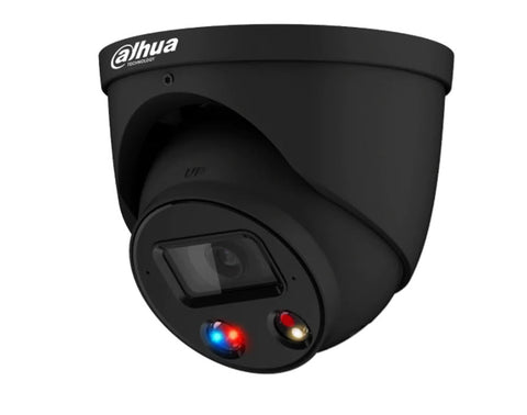 WIZSENSE SERIES IP CAMERA BLACK AI TIOC 8MP/4K H.264/4+/5/5+ TURRET 120 WDR METAL 2.8MM FIXED LENS STARLIGHT IR+WHITE LED 30M POE IP67 BUILT IN MIC AUDIO IN AUDIO OUT 1 X ALARM IN 1 X ALARM OUT SUPPORT UP TO 256GB SD 12VDC