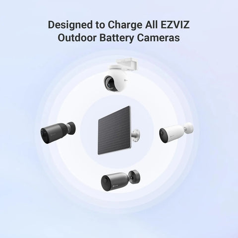 EZVIZ PBC24 24W Solar Panel with 75Wh (14.6V/5000mAh) Battery 2 X USB-A Output