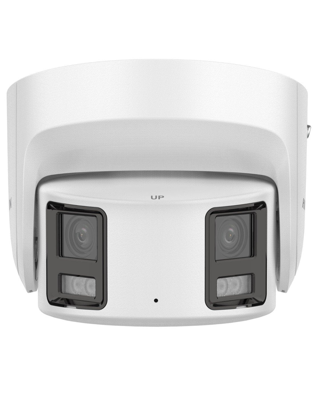 Hikvision Dual Lens 8MP ColorVu 2-Way Audio Panoramic AcuSense LED Light White Dome Camera - DS-2CD2387G2P-LSU/SL-4mm