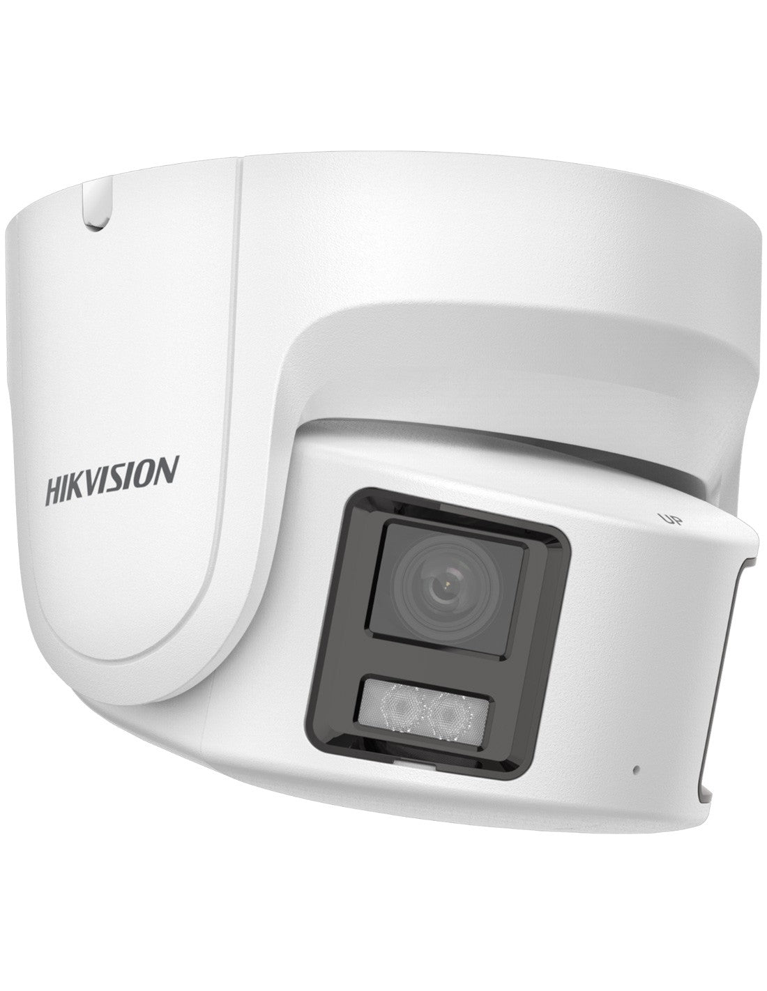Hikvision Dual Lens 8MP ColorVu 2-Way Audio Panoramic AcuSense LED Light White Dome Camera - DS-2CD2387G2P-LSU/SL-4mm
