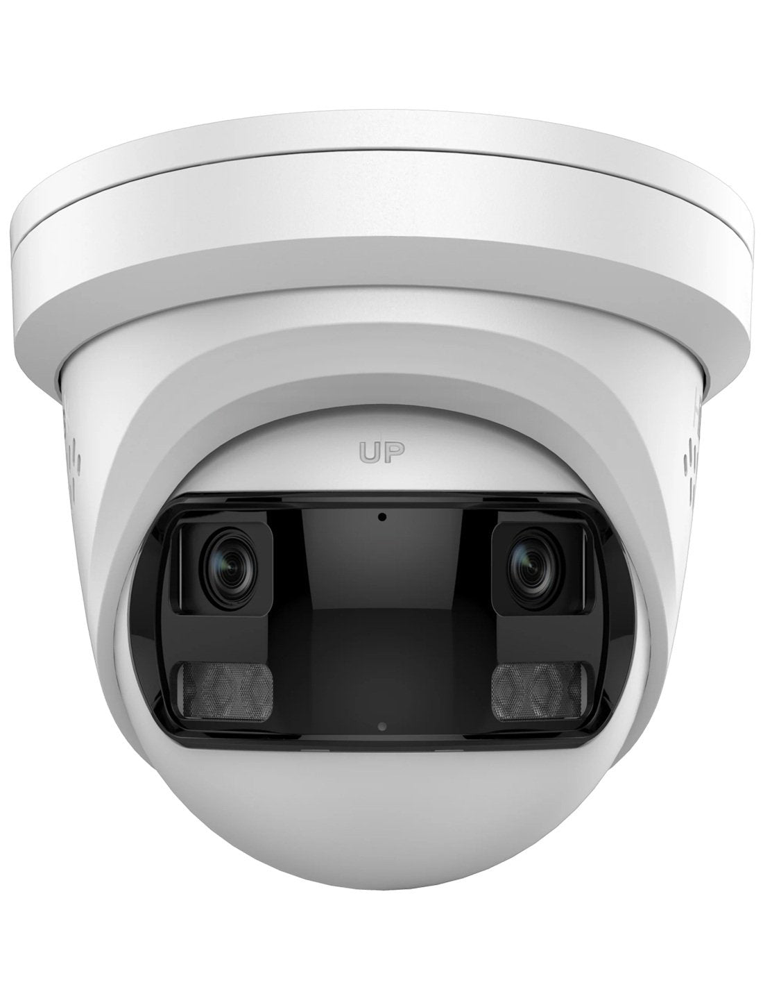 Hilook IPC-T289PH-MU/SL 8MP Dual-Lens 180° Turret Camera with Mic, IR, PoE – Standalone or NVR Compatible CCTV