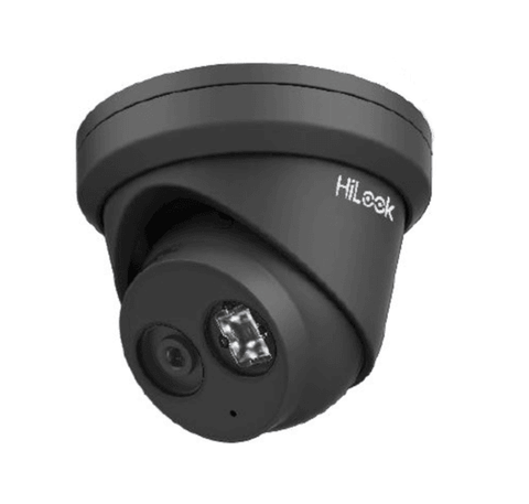 HiLook 8MP IntelliSense Turret, Starlight, IR, Mic, 2.8mm (T28) Black - HILOOK-IPC-T281H-MU-2-BLACK