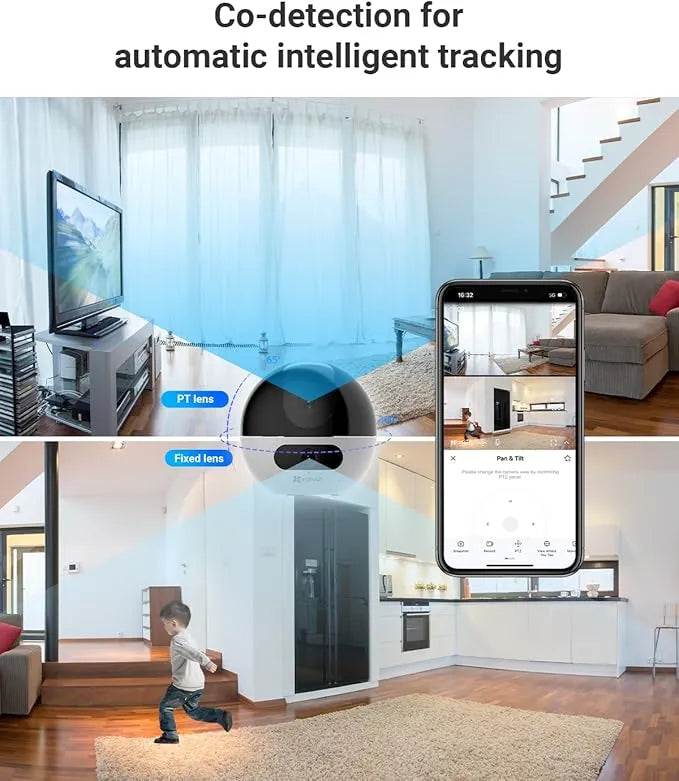 New Ezviz C7 Dual Dual-Lens Pan & Tilt Wi-Fi Camera