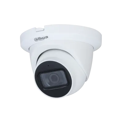PRO SERIES HDCVI CAMERA WHITE 5MP TURRET 120 WDR PLASTIC/METAL 2.8MM FIXED LENS STARLIGHT IR 60M IP67 BUILT IN MIC NO-SD CARD SLOT 12VDC