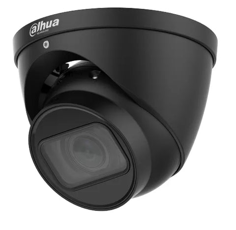 WIZSENSE SERIES IP CAMERA BLACK AI 8MP/4K H.264/4+/5/5+ TURRET 120 WDR METAL 2.7-13.5MM MOTORISED LENS 5X ZOOM STARLIGHT IR 40M POE IP67 BUILT IN MIC SUPPORT UP TO 256GB SD 12VDC