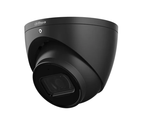 WIZSENSE SERIES IP CAMERA BLACK AI 6MP H.264/4+/5/5+ TURRET 120 WDR METAL 2.8MM FIXED LENS STARLIGHT IR 50M POE IP67 BUILT IN MIC SUPPORT UP TO 256GB SD 12VDC
