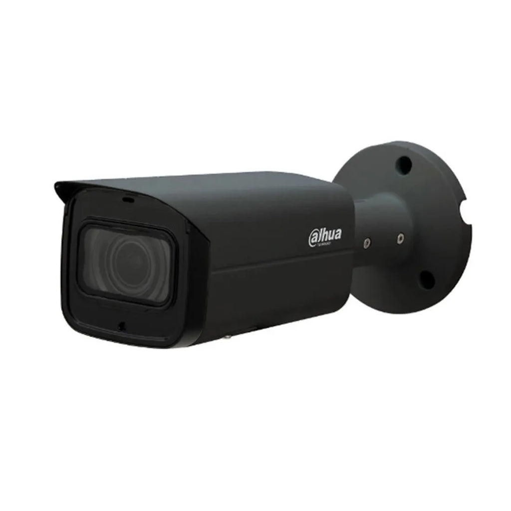 WIZSENSE SERIES IP CAMERA BLACK 8MP/4K H.264/4+/5/5+ BULLET 120 WDR METAL 2.7-13.5MM MOTORISED LENS 5X ZOOM STARLIGHT IR 60M POE IP67 BUILT IN MIC AUDIO IN AUDIO OUT 1 X ALARM IN 1 X ALARM OUT SUPPORT UP TO 256GB SD 12VDC