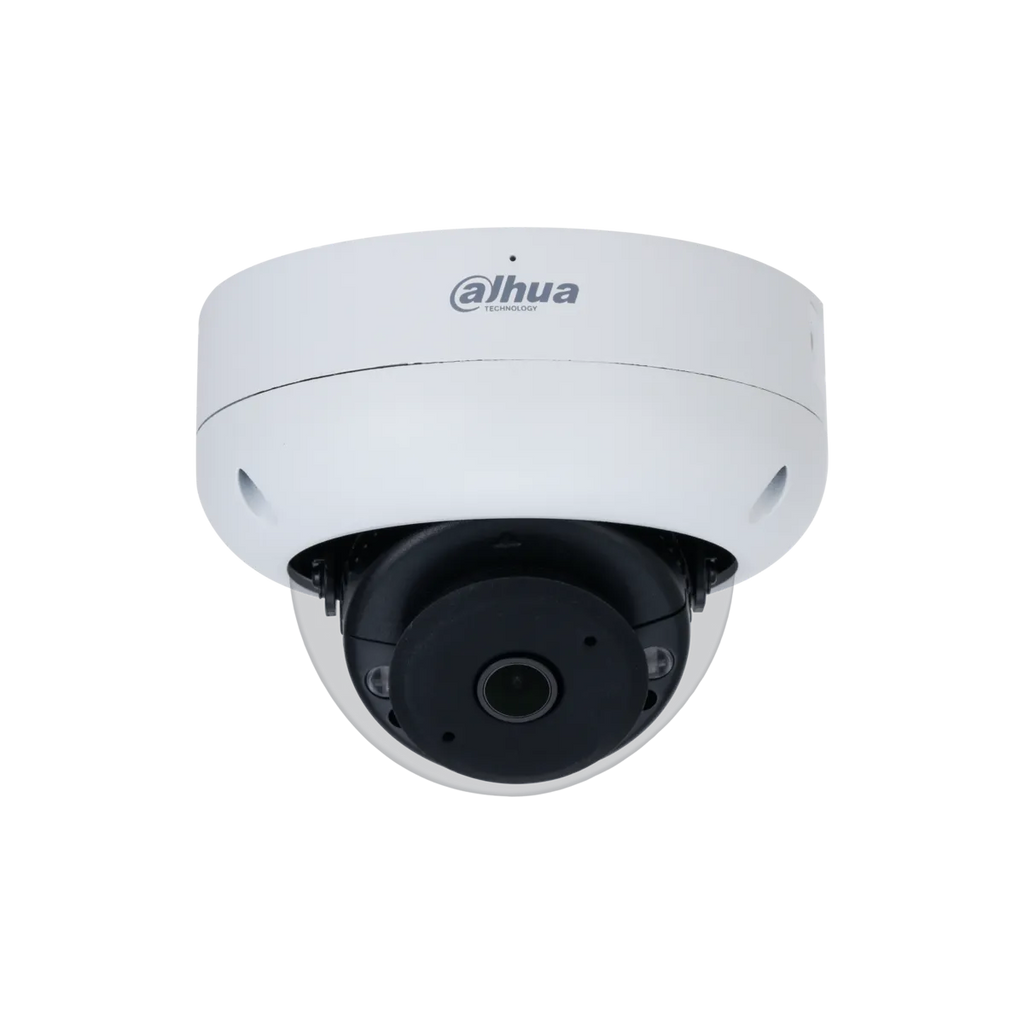 WIZSENSE SERIES IP CAMERA WHITE AI 180?ø 4MP H.264/4+/5/5+ DOME 120 WDR METAL 2.1MM FIXED LENS STARLIGHT IR 15M POE IP67 BUILT IN MIC AUDIO IN AUDIO OUT 1 X ALARM IN 1 X ALARM OUT SUPPORT UP TO 256GB SD IK10 12VDC