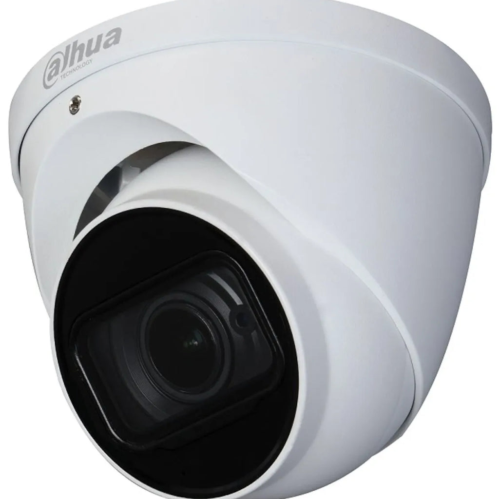 PRO SERIES HDCVI CAMERA WHITE 8MP/4K TURRET 120 WDR METAL 3.7-11MM MOTORISED LENS 3X ZOOM STARLIGHT IR 60M IP67 BUILT IN MIC AUDIO IN NO-SD CARD SLOT 12VDC/24VAC