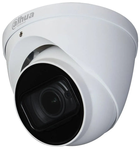 PRO SERIES HDCVI CAMERA WHITE 8MP/4K TURRET 120 WDR METAL 3.7-11MM MOTORISED LENS 3X ZOOM STARLIGHT IR 60M IP67 BUILT IN MIC AUDIO IN NO-SD CARD SLOT 12VDC/24VAC