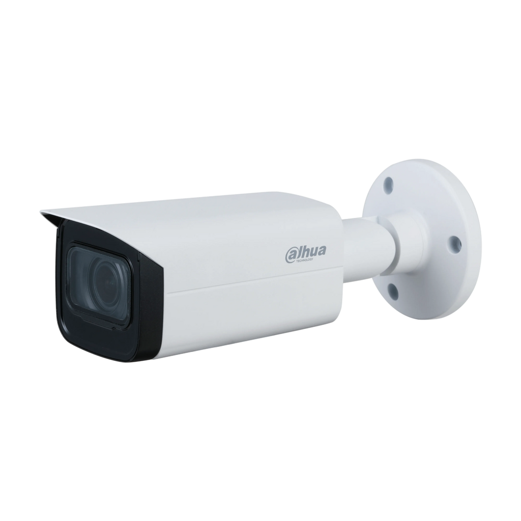 PRO SERIES HDCVI CAMERA WHITE 8MP/4K BULLET 120 WDR METAL 2.7-13.5MM MOTORISED LENS 5X ZOOM STARLIGHT IR 80M IP67 BUILT IN MIC NO-SD CARD SLOT 12VDC CVBS OUTPUT