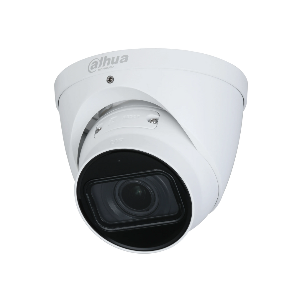 WIZMIND S SERIES IP CAMERA WHITE AI PEOPLE COUNT 4MP H.264/4+/5/5+ TURRET 140 TRUE WDR PLASTIC/METAL 2.7-12MM MOTORISED LENS 4X ZOOM DEEP LIGHT IR 40M EPOE IP67 BUILT IN MIC SUPPORT UP TO 512GB SD 12VDC