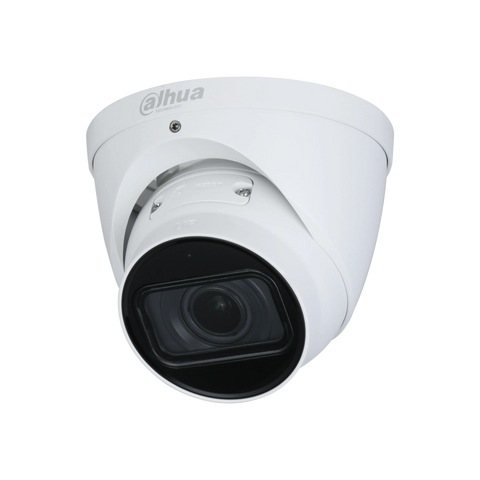 WIZMIND S SERIES IP CAMERA WHITE AI PEOPLE COUNT 4MP H.264/4+/5/5+ TURRET 140 TRUE WDR PLASTIC/METAL 2.7-12MM MOTORISED LENS 4X ZOOM DEEP LIGHT IR 40M EPOE IP67 BUILT IN MIC SUPPORT UP TO 512GB SD 12VDC